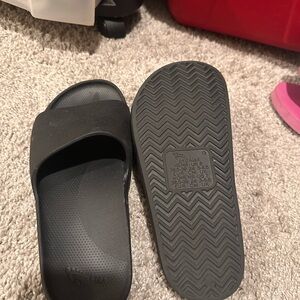 Archie’s Black Slide Sandals